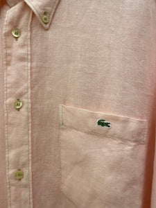 Camicia Lacoste rosa vintage taglia L