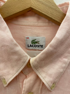 Camicia Lacoste rosa vintage taglia L