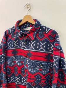 Camicia in pile aztec vintage taglia XL