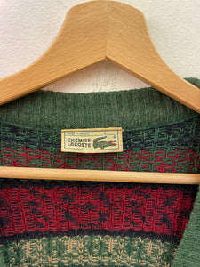 Cardigan Lacoste vintage taglia XL